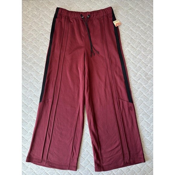 Free People FP Movement Pants Womens Large Wide Leg Pull On Athletic Yoga Lounge - Picture 1 of 9
